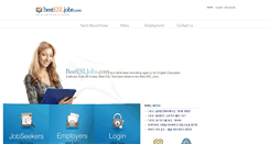 Desktop Screenshot of bestesljobs.com